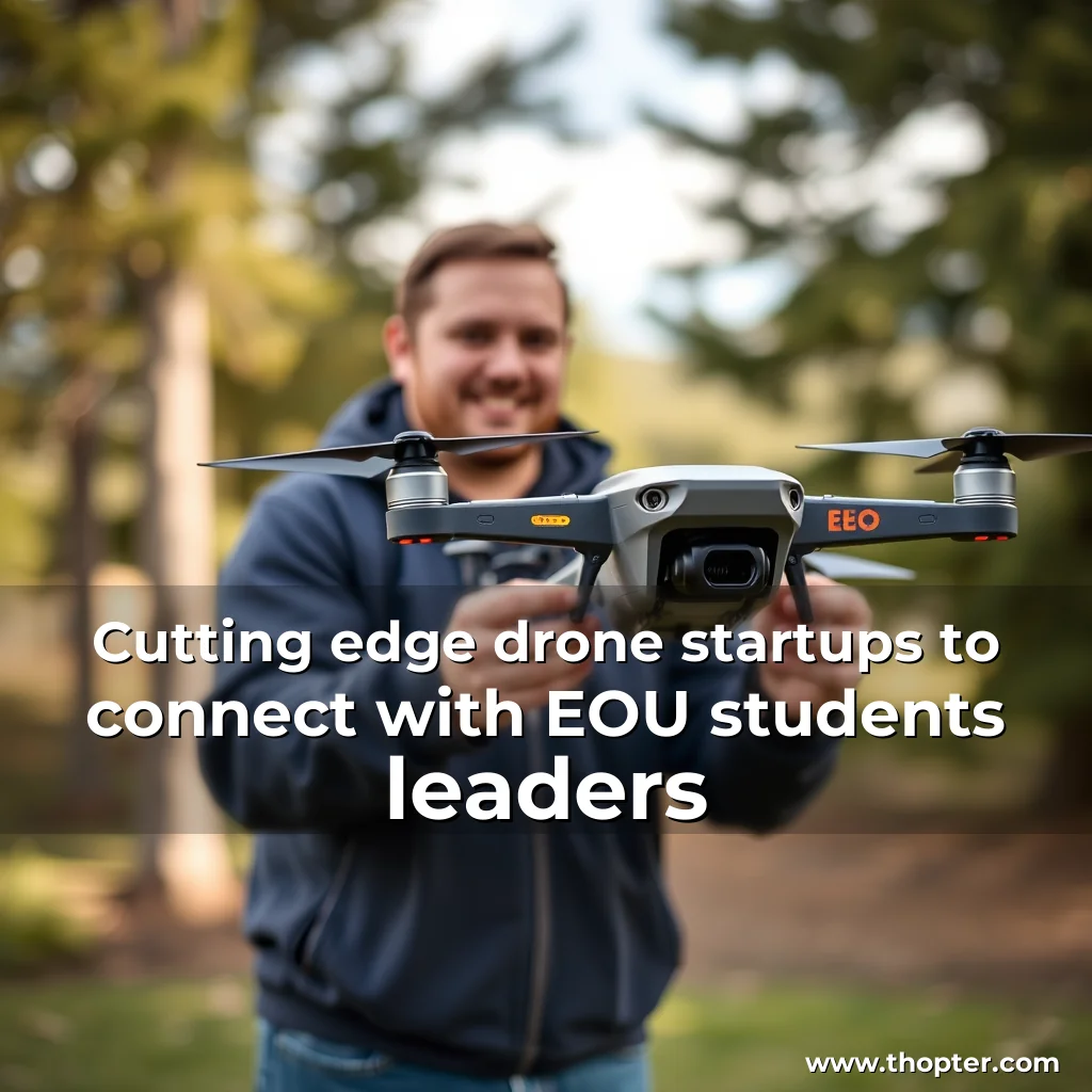 You are currently viewing Cutting  edge drone startups to connect with EOU students  leaders