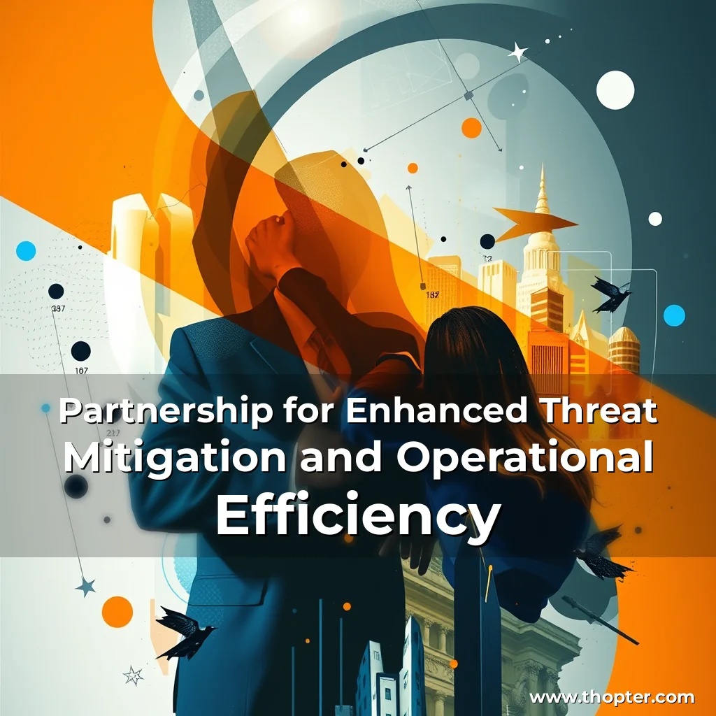 Artistic representation for Partnership for Enhanced Threat Mitigation and Operational Efficiency
