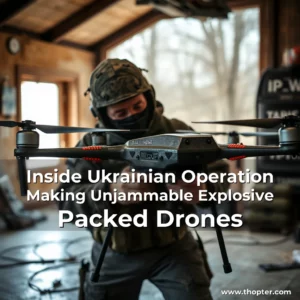 Read more about the article Inside Ukrainian Operation Making Unjammable  Explosive  Packed Drones