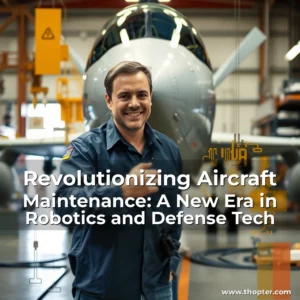Artistic representation for Revolutionizing Aircraft Maintenance: A New Era in Robotics and Defense Tech