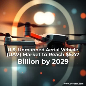Read more about the article U.S. Unmanned Aerial Vehicle (UAV) Market to Reach $5.47 Billion by 2029