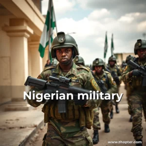 Artistic representation for Nigerian military