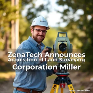 Read more about the article ZenaTech Announces Acquisition of Land Surveying Corporation Miller