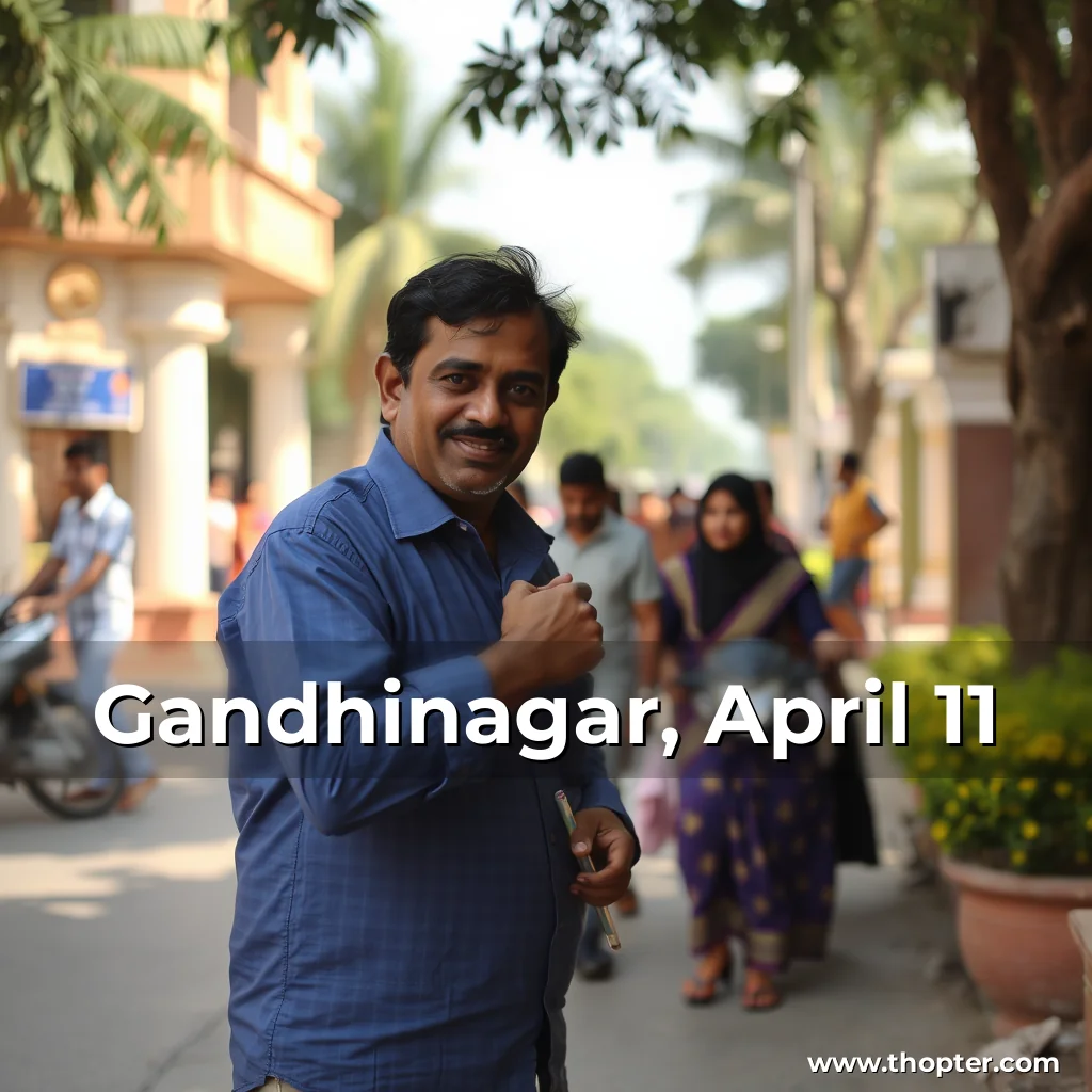 You are currently viewing Gandhinagar, April 11