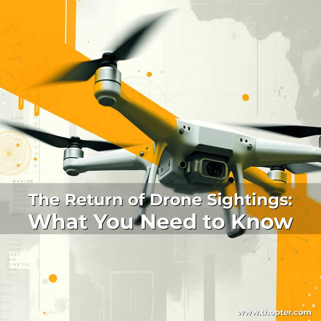 Artistic representation for The Return of Drone Sightings: What You Need to Know