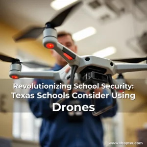 Read more about the article Revolutionizing School Security: Texas Schools Consider Using Drones