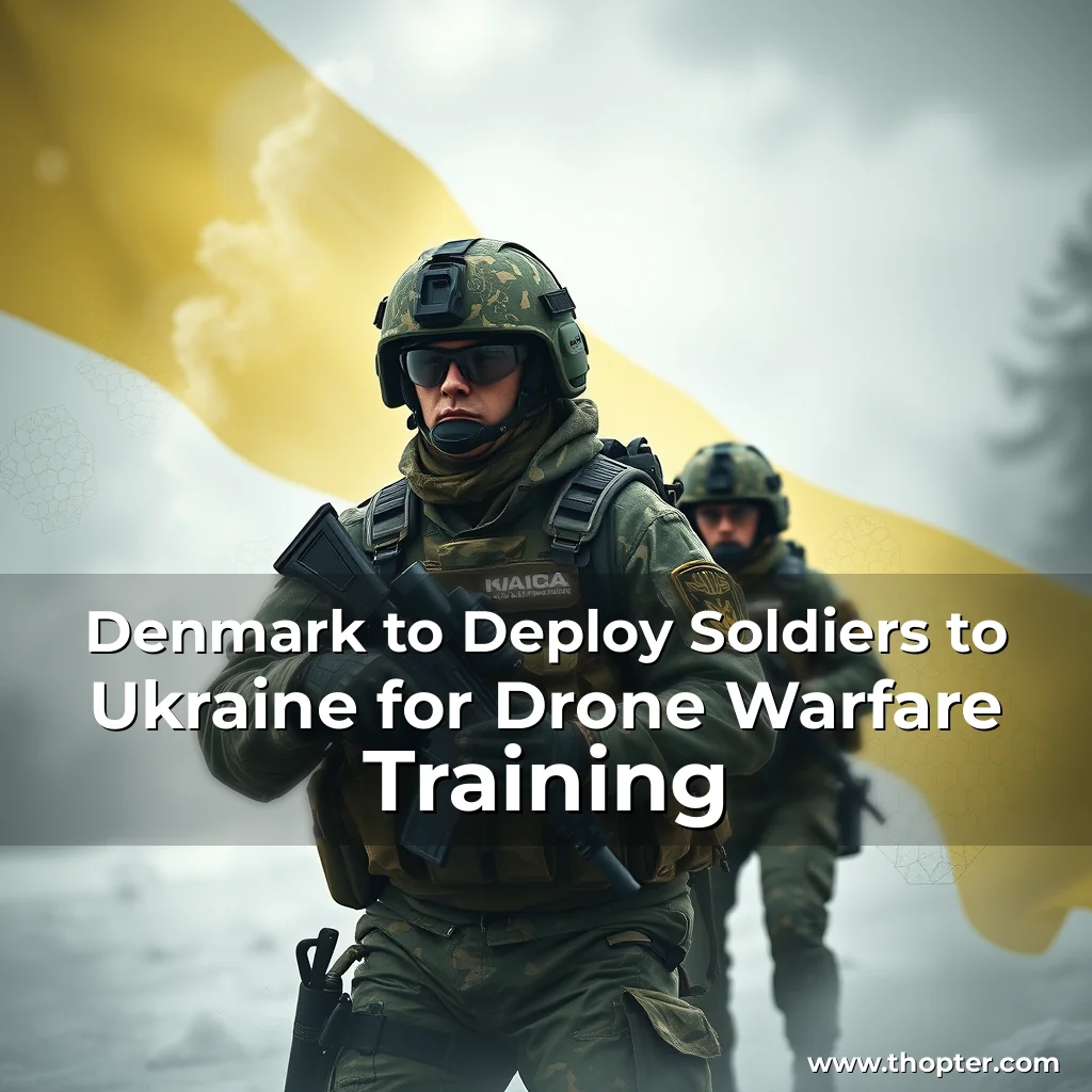 You are currently viewing Denmark to Deploy Soldiers to Ukraine for Drone Warfare Training