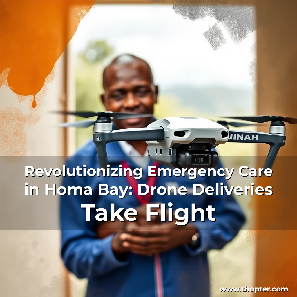 You are currently viewing Revolutionizing Emergency Care in Homa Bay: Drone Deliveries Take Flight
