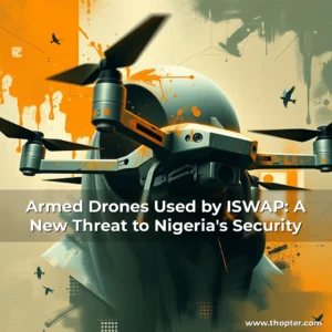 Artistic representation for Armed Drones Used by ISWAP: A New Threat to Nigeria's Security