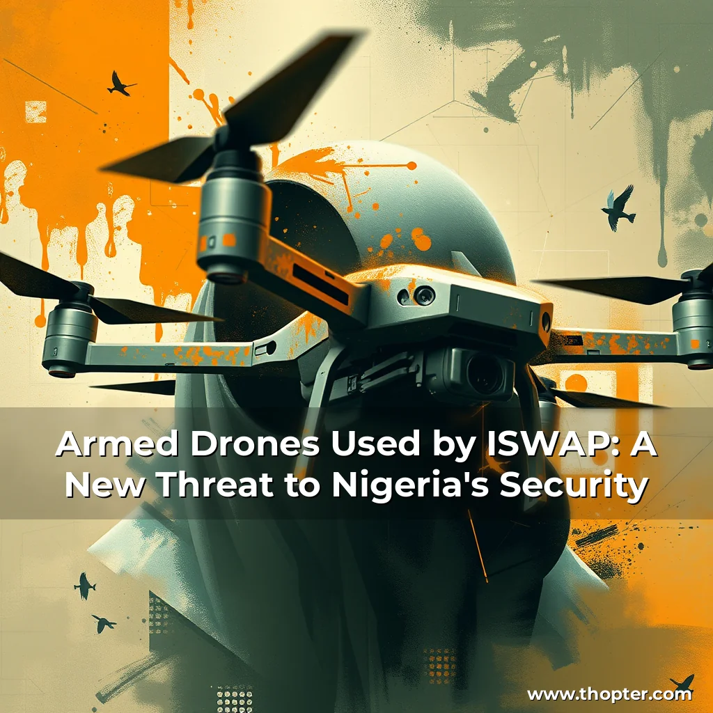 Artistic representation for Armed Drones Used by ISWAP: A New Threat to Nigeria's Security