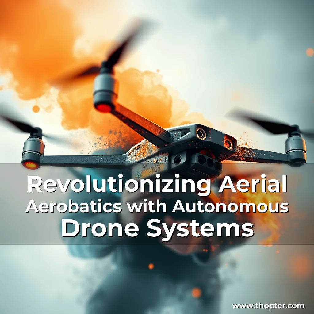 Artistic representation for Revolutionizing Aerial Aerobatics with Autonomous Drone Systems
