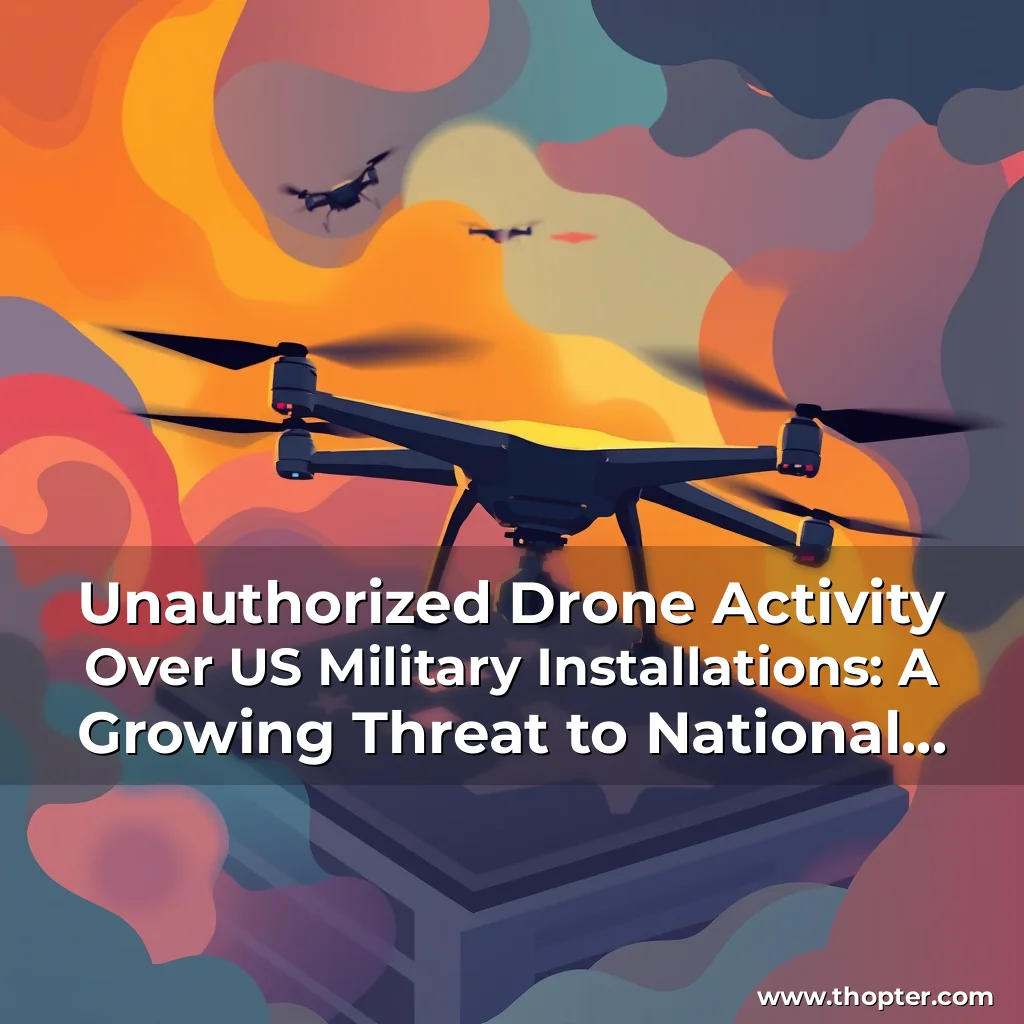 Read more about the article Unauthorized Drone Activity Over US Military Installations: A Growing Threat to National Security