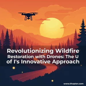 Read more about the article Revolutionizing Wildfire Restoration with Drones: The U of I’s Innovative Approach