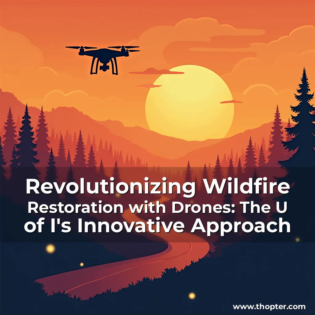 You are currently viewing Revolutionizing Wildfire Restoration with Drones: The U of I’s Innovative Approach