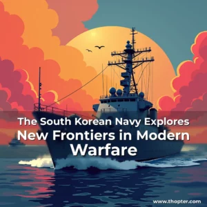 Artistic representation for The South Korean Navy Explores New Frontiers in Modern Warfare