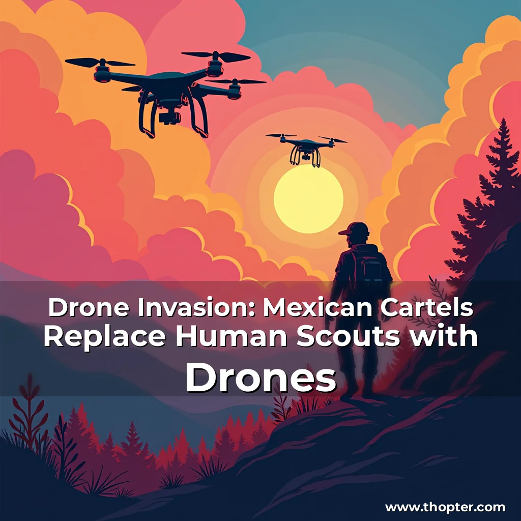 Read more about the article Drone Invasion: Mexican Cartels Replace Human Scouts with Drones