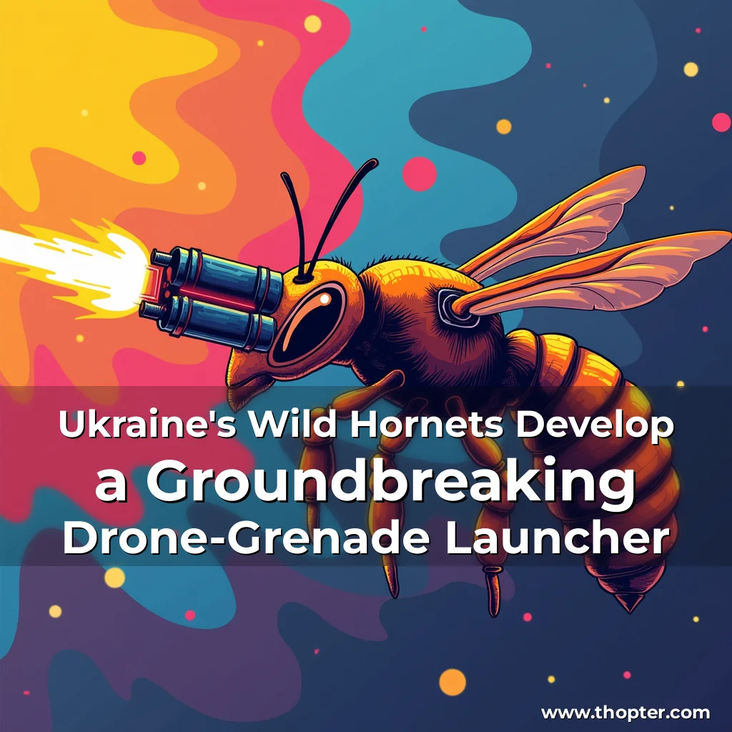 Read more about the article Ukraine’s Wild Hornets Develop a Groundbreaking Drone-Grenade Launcher