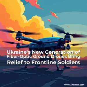 Read more about the article Ukraine’s New Generation of Fiber-Optic Ground Drones Bring Relief to Frontline Soldiers