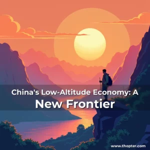 Artistic representation for China's Low-Altitude Economy: A New Frontier
