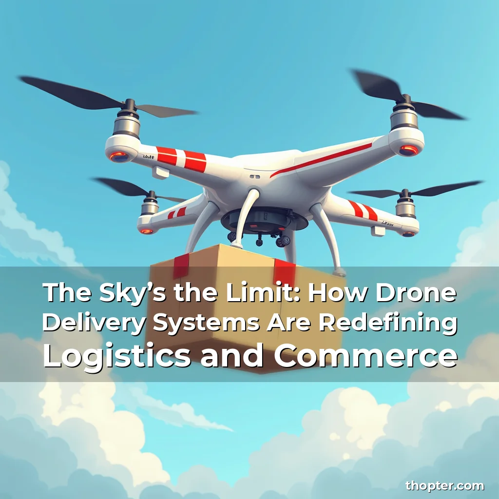 Read more about the article The Sky’s the Limit: How Drone Delivery Systems Are Redefining Logistics and Commerce